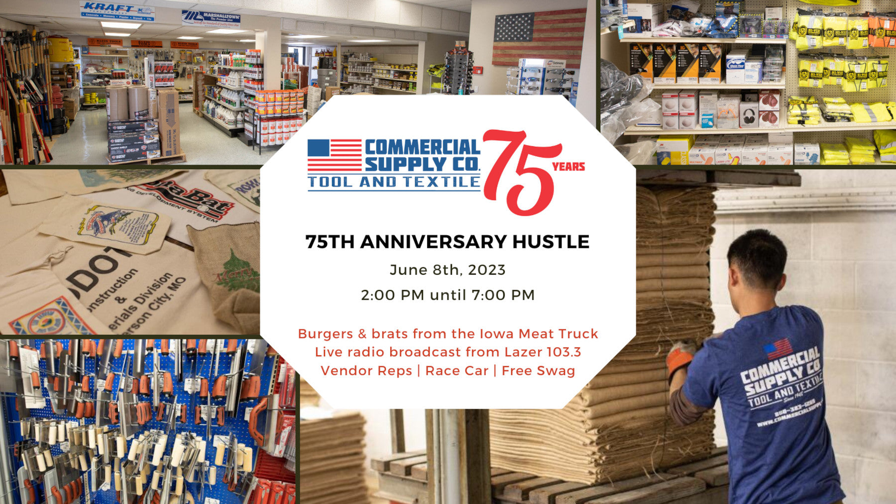 75th Anniversary Event - June 8, 2023 from 2p - 7p