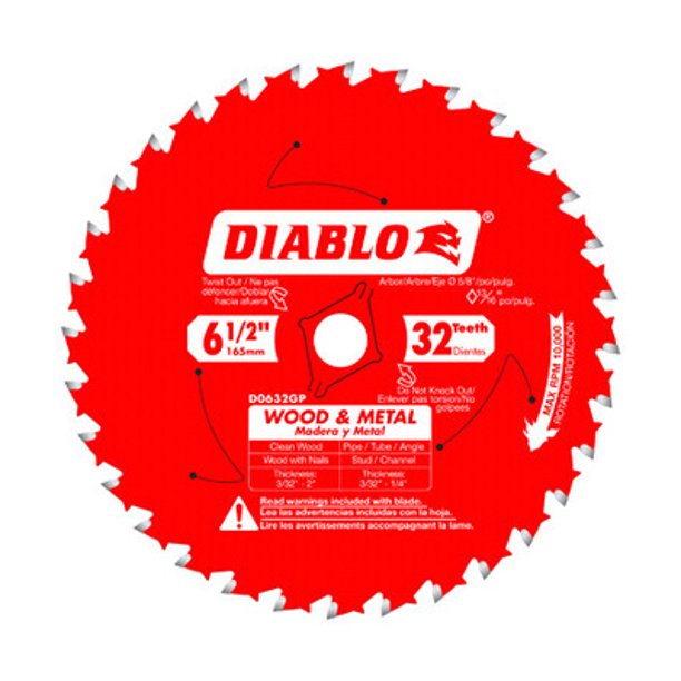 Diablo Blade Saw Cbd 6-1/2Inx32T