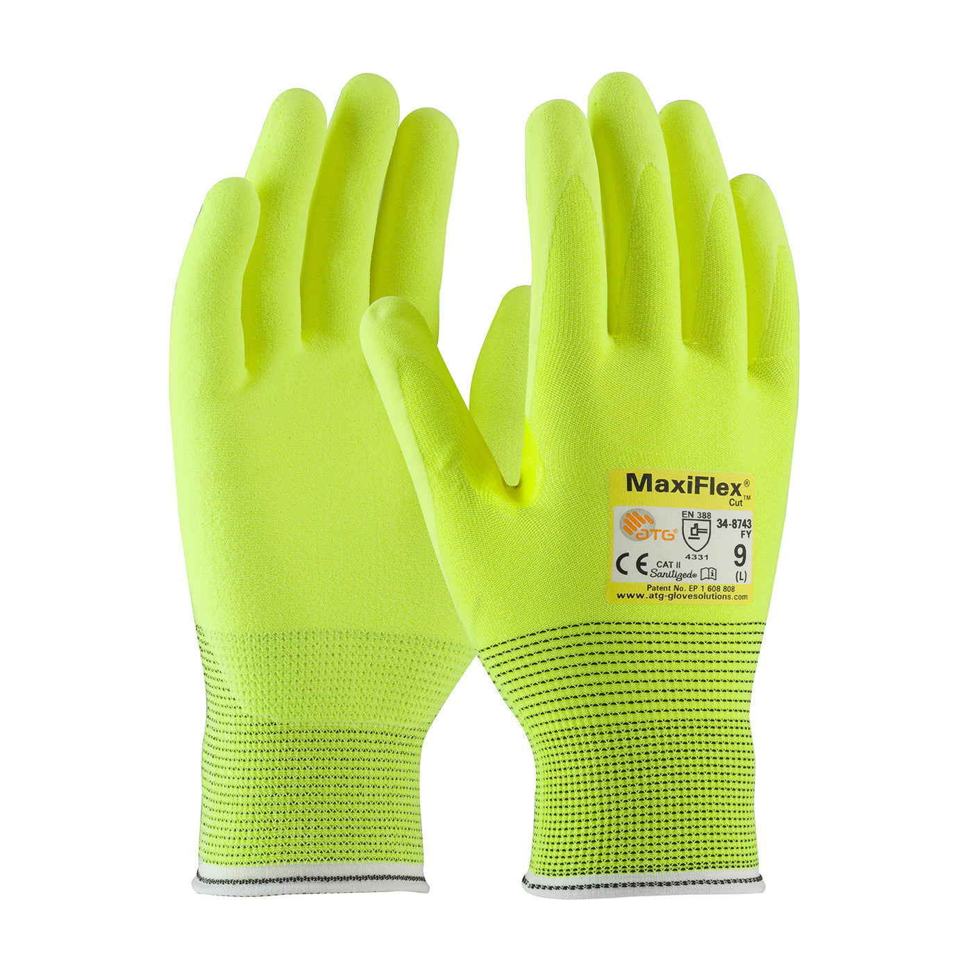 Pip Maxiflex Hi-Vis Gloves Large