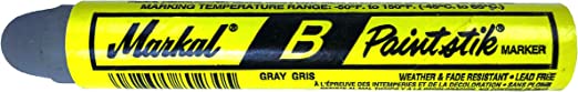 Markal Gray Paint Stick Marker 12/B