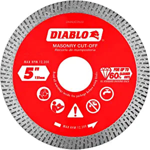Diablo Disc Cut-Off Dmnd Cont Rim 5In