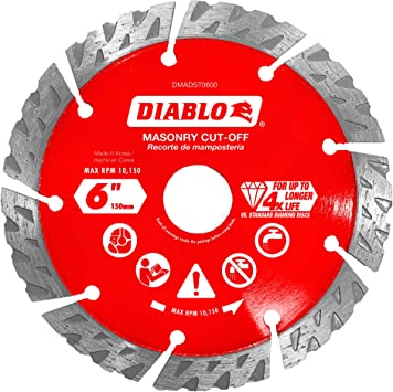 Diablo Disc Cut-Off Seg Turbo 6In