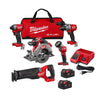 Milwaukee 5 Tool Cordless Kit W/Charge