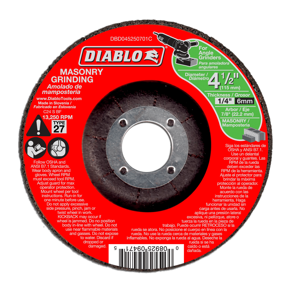 Diablo Grinding Disc Masonry Dc 4-1/2