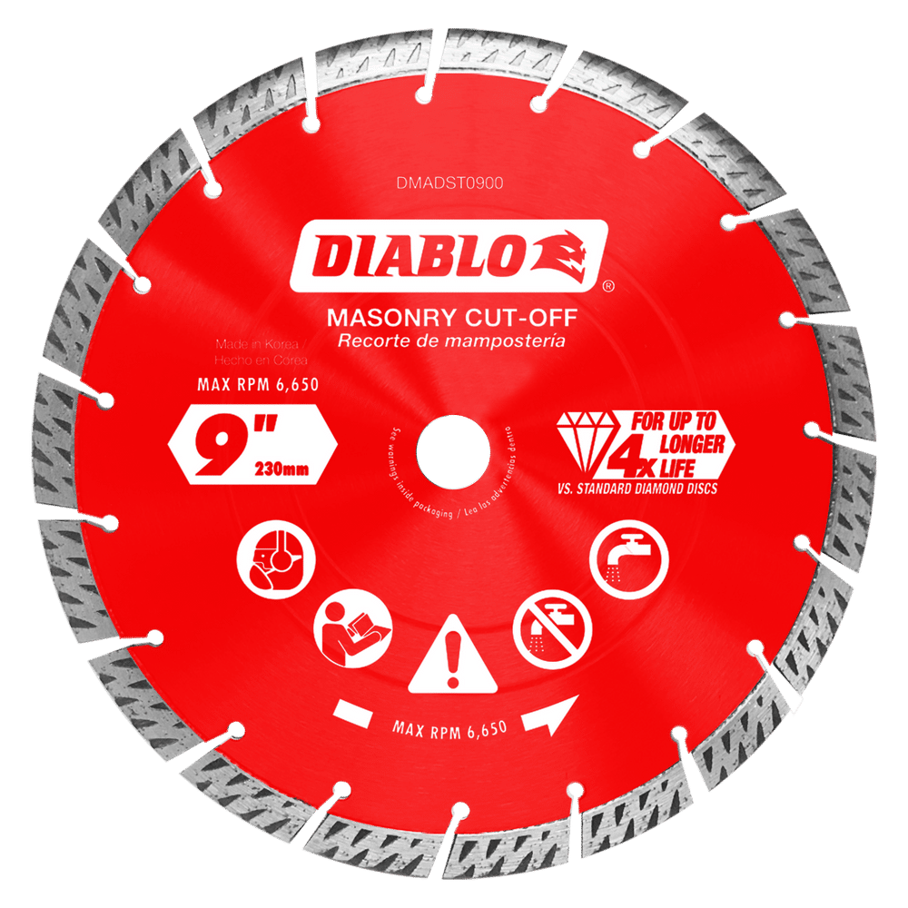 Diablo Disc Cut-Off Seg 9In