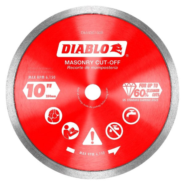 Diablo Disc Cut-Off Dmnd Con Rim 10In