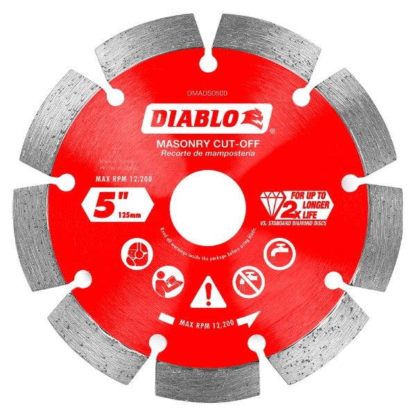 Diablo Disc Cut-Off Dmnd Segmentd 5In