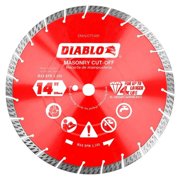 Diablo Disc Cut-Off Dmnd Segmntd 14In